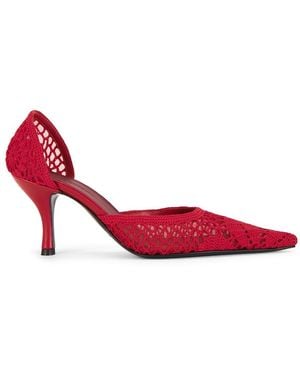 Magda Butrym Crochet Pump - Red