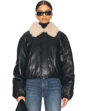Stand Studio Fran Faux Leather Jacket - Black