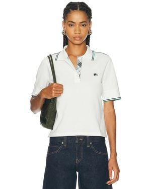 Burberry Billie Polo Top - White
