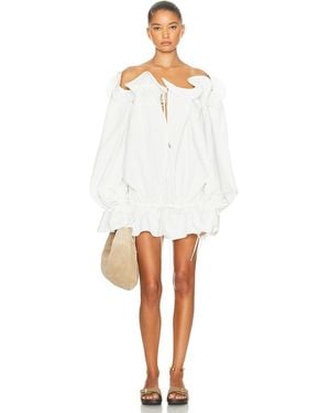 TG Botanical Beatrice Blouse - White