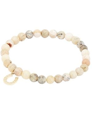 Sydney Evan Horseshoe Charm African Opal Beaded Bracelet - Multicolor