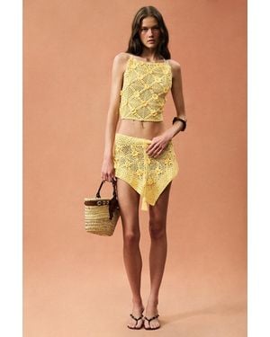 Eliou For Fwrd Triangle Crochet Skirt - Multicolor