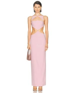 Versace Cut Out Gown - Pink