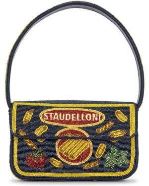 STAUD Tommy Beaded Bag - Black
