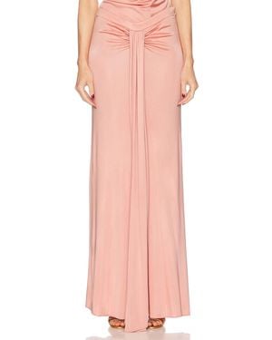 Tom Ford Textured Lustrous Long Skirt - Pink
