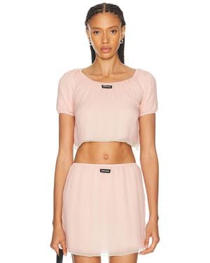 Miu Miu Chiffon Top - Pink
