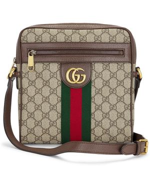 Gucci Ophidia Shoulder Bag - Brown