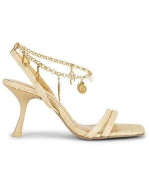 Jonathan Simkhai Caspian Strappy Sandal - Metallic