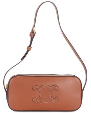 Celine Triomphe Mini Camera Bag - Brown