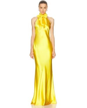 Ralph Lauren Chilton Gown - Yellow