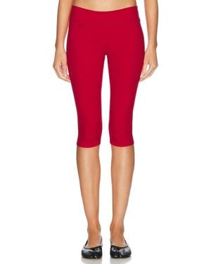 437 The Micro Capri Legging - Red