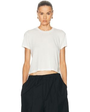 ÉTERNE Short Sleeve Boxy Tee - White
