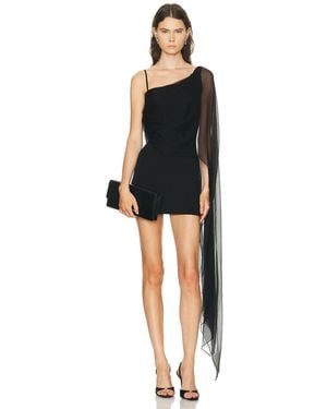 EB DENIM Tara Layered Mini Dress - Black