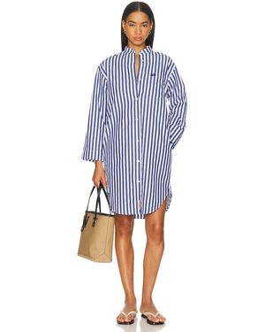 Bode Calliope Tunic Dress - Blue