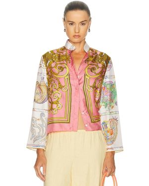 Lily Eve Silk Blouse - Multicolor