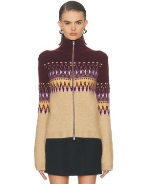 Acne Studios Kordica Nordic Shrunken Sweater - Red