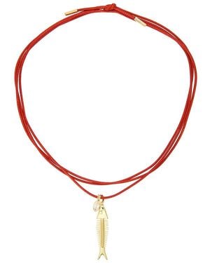 Eliou Spina Wrap Necklace - White
