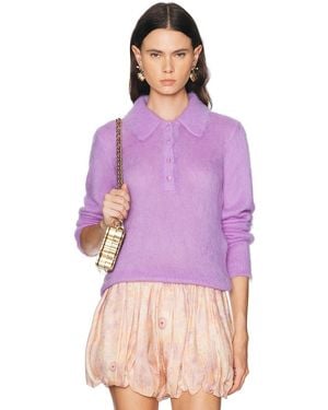 Chloé Polo Sweater - Purple