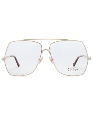 Chloé Aly Aviator Optical Glasses - Multicolor