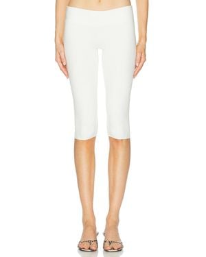 TOTEME Capri Knit Legging - White