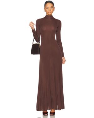 Helsa Zia Maxi Knit Dress - Brown