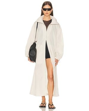 Wardrobe NYC Translucent Raincoat - White