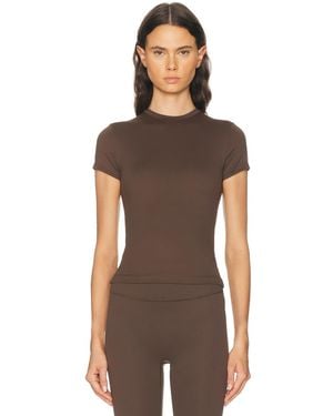 NikeSKIMS Matte Baby Short Sleeve Tee - Brown