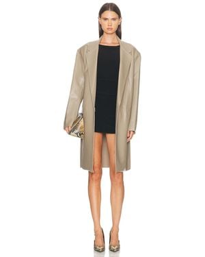 Norma Kamali Oversized Double Breasted Jacket - Multicolor