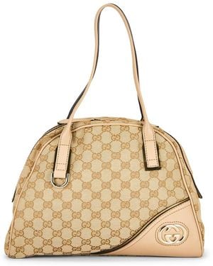 Gucci New Britt Shoulder Bag - Natural