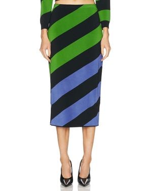 Carolina Herrera Knit Pencil Skirt - Green