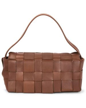 St. Agni Woven Envelope Slim Tote Bag - Brown