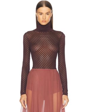 Chloé Knit Long Sleeve Top - Red