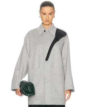 Bottega Veneta Cashmere Coat - Gray
