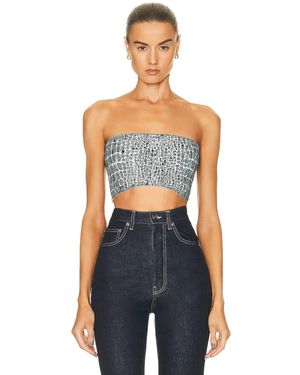 Alaïa Alaïa Bandeau Top - Blue