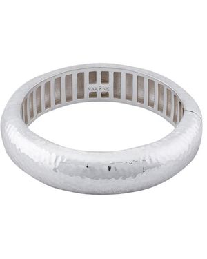 VALÉRE Domed Small Bangle Bracelet - Metallic