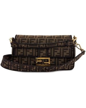 Fendi Ff 1974 Baguette Shoulder Bag - Black
