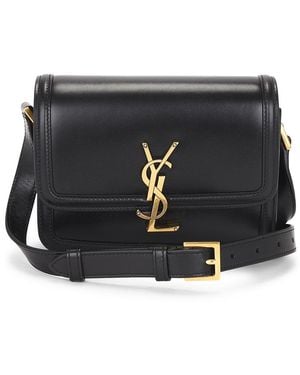 Saint Laurent Small Solferino Satchel Bag - Black