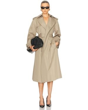 McQueen Trench Coat - Natural