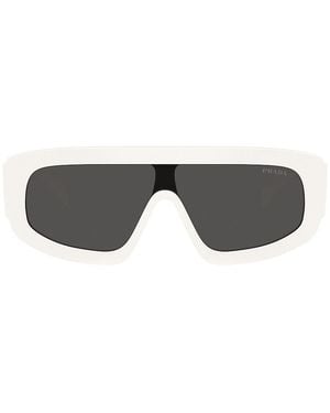Prada Irregular Sunglasses - White