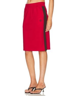 Coperni Track Skirt - Red