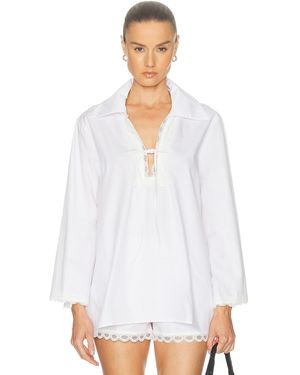Juillet Abigail Top - White