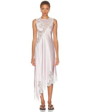 SRG Ellis Silk Midi Dress - White