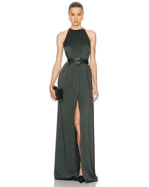Tom Ford Long Halterneck Dress - Green