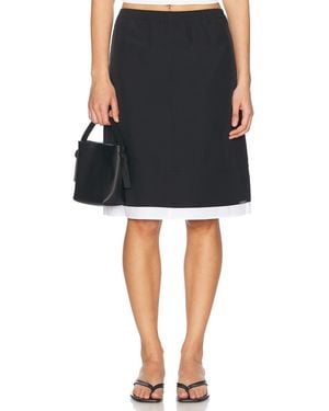 Jonathan Simkhai Aubria Skirt - Black