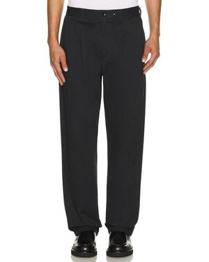 Rag & Bone Baggy Pleated Chino Pants - Black