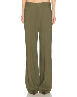 Helsa Wool Blend Trouser - Green