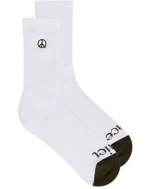 Museum of Peace & Quiet Icon Socks - White