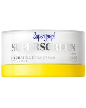 Supergoop Superscreen Hydrating Daily Cream Spf 40 - Yellow