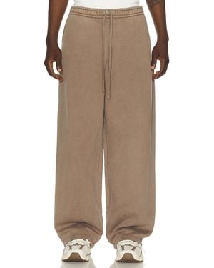 Skims Heavyweight Fleece Straight Leg Pant - Natural