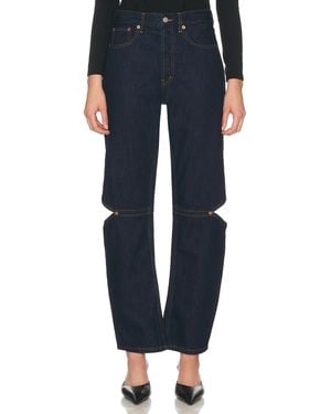 Still Here Cowgirl Straight Leg - Blue